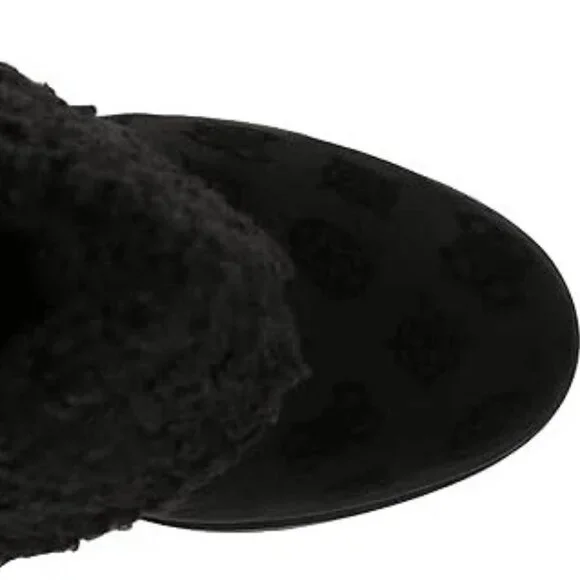 GUESS Women's Tabloid Fashion Boot High Heel Platform Black Size 10 - Picture 5 of 8